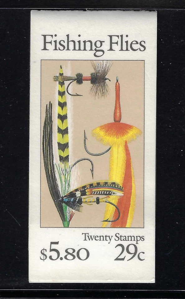 Complete MNH Booklet Fishing Flies BK189 122220221952 - Image 1 of 1