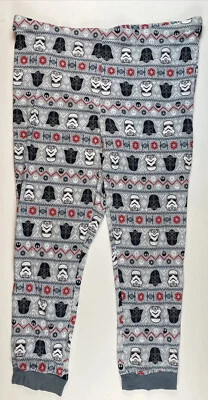 Pantalones de pijama de salón Darth Vader Star Wars talla XL gris nuevo sin etiquetas Foto 1 de 4