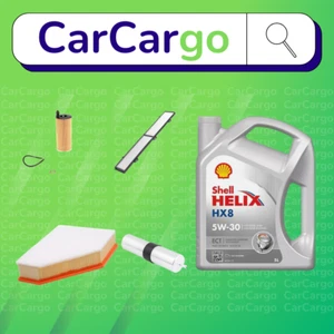 KIT DE SERVICIO PARA BMW SERIE 3 320D diésel 2010-2013 cabina aire aceite carcasa combustible aceite - Imagen 1 de 8