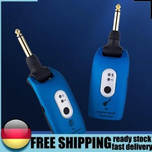 2,4 GHz E-Gitarren Funk-Pickup Audio-Sender Empfänger (Blau) - Bild 1 von 12