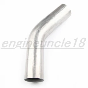 ADLERSPEED 45 Degree 4" OD 409 Stainless Steel Mandrel Bend Exhaust Pipe Tube US - Picture 1 of 8