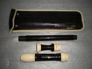 Vintage Bressan Alto Zen-On POI Pol Recorder 3 Piece Made In Japan With Case - Picture 1 of 8