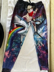 Leggings squalo equitazione gatto arcobaleno taglia Xl - Foto 1 di 4