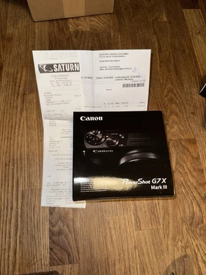 Canon PowerShot G7 X Mark III 20.1MP Kompaktkamera - Silber - Bild 1 von 4