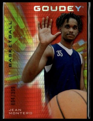 2021 Upper Deck Goodwin Champions #G41 Jean Montero Goudey Platinum Orange Prism - Image 1 of 2