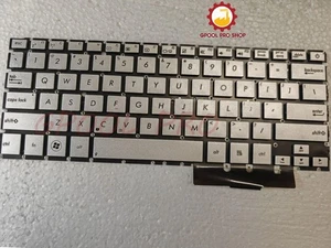 For Asus UX31 UX31A UX31LA UX31E Silver US No Backlit little Enter New Keyboard - Afbeelding 1 van 1
