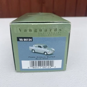 Lledo Vanguards Anniversary Collection 1/43 VA 00124 Ford Anglia Super Blue Mink - Picture 1 of 16
