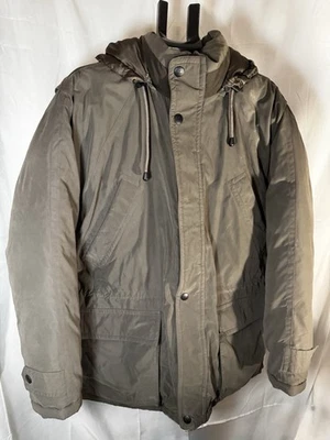 Rainforest RFT THICK Down Puffer Winter Jacket Coat Parka Mens Large Olive Green - Image 1 of 4
