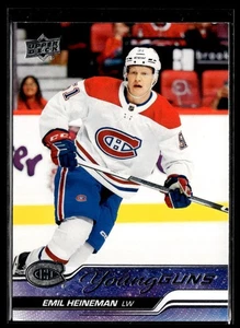 Serie extendida Young Guns #720 Emil Heineman novato radiocontrol 2023-24 cubierta superior - Imagen 1 de 2