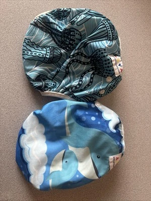 Alva Cloth Diaper/swimmers Summer Theme Baby Reusable Lot Of 2 - Image 1 of 4