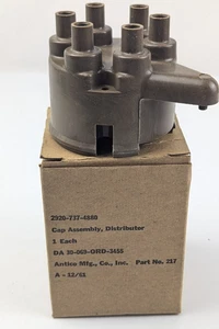 NOS Cap assembly Distributor 6 ANTICO MFG NO/ 217 A-12/61 DA 30-069-ORD-3455 - Imagen 1 de 10