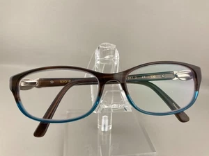 Jill Stuart Brille Brillengestell JS 317-2 53-16-130 Mokka Swirl/Blau Vollrand GESTELL - Bild 1 von 16