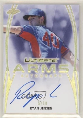 2019 Leaf Ultimate Arms Gold Spectrum /10 Ryan Jensen #UA-RJ1 Auto - Image 1 of 2