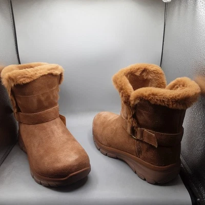 Botas sin cordones Skechers Easy Going Casually Perfectas para mujer 8M Castaño A208 Foto 1 de 4