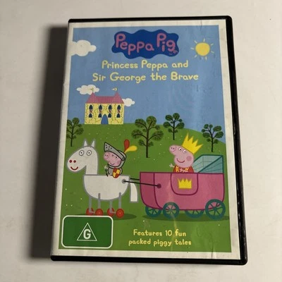 Peppa Pig - Princess Peppa & Sir George the Brave (DVD, 2009) Region 4 - image 1 of 3