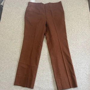 Vintage Corbin Pants Men's 38x32 Brown Dress Pants Pleated Old Chivalry Cloth - Picture 1 of 8