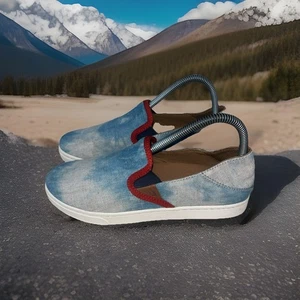 Olukai Pehuea Limited Edition Slip On Sneakers Hawaiian Blue Tie Dye US Women 8 - Picture 1 of 24