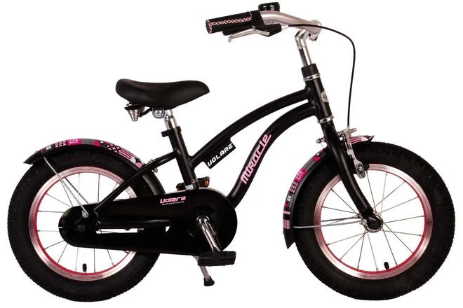Volare Miracle Children's Bicycle - Mädchen - 14 Zoll - Matt Blac - Bild 1 von 1