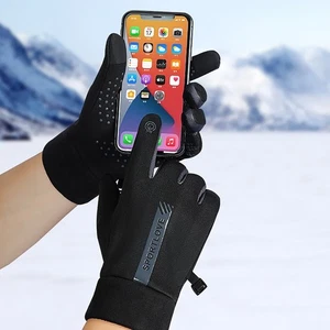 Thermal Fleece Winter Gloves Cold Resistance Driving Mittens for Woman Man - Picture 1 of 20