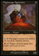 Magic the Gathering MTG Nightscape Apprentice (112) Invasion   LP