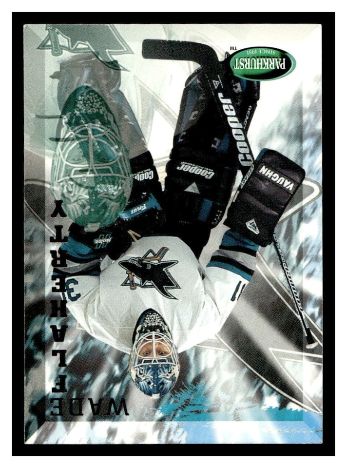 1995 Parkhurst International  #189 Wade Flaherty - San Jose Sharks Rookie - Image 1 of 2