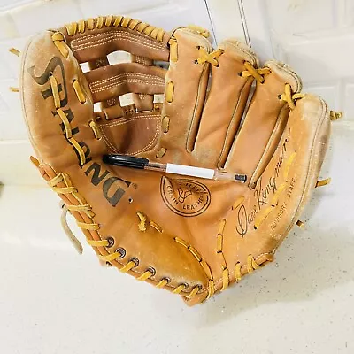 "Guante de béisbol Spalding Dave Kingman 42-9315 derecho 13"" EZ-Flex cuero granulado superior" Foto 1 de 4