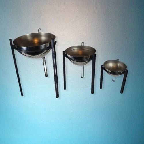 Pflanztopf im 3 er Set Metallständer 41 cm - Bild 1 von 1