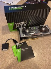 Nvidia Geforce RTX 2080 Super Founders Edition FE Complete Working