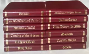 Vintage William Shakespeare Burgess & Bowes Midget Classics 12 volume boxed set - Picture 1 of 10