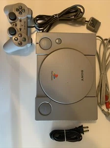 Sony PlayStation 1 PS1 Game Console - Gray Tested And Working Controller - Picture 1 of 7