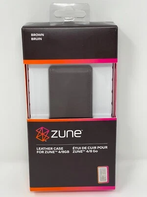 10 x Microsoft Zune Leather Case 4/8 GB MP3 Player N4A-00001 X13-91391-03 Brown - Image 1 of 4