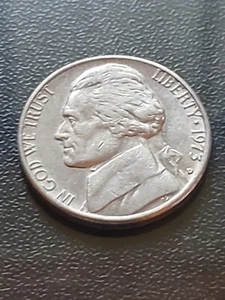 1973 D Jefferson Nickel - Actual Collectible Coin In Photo - - Picture 1 of 2