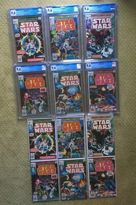 STAR WARS #1 2 3 4 5 6 all CGC 9.6 Complete Run Movie Adaptation A New Hope 1977 - Picture 1 of 12