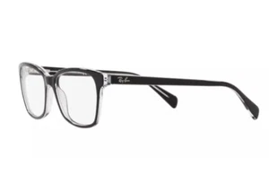 Ray-Ban RB 5362 2034 Negro sobre Gafas Transparentes Talla 54-17-140 - Imagen 1 de 1