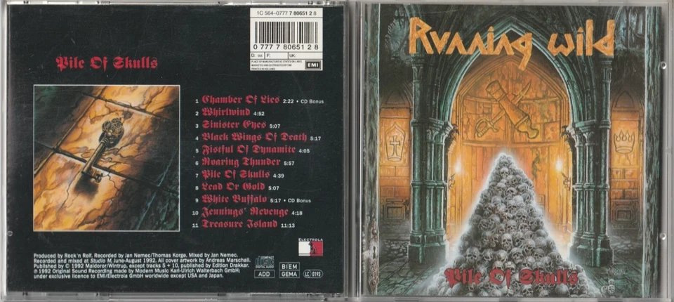 Running Wild Pile of Skulls CD 1C 564-0777 7 80651 2 8 - Bild 1 von 1