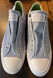 Converse All Star blu indaco/slip on - taglia 7 uomo e 9 donna - mai indossate - Foto 1 di 9