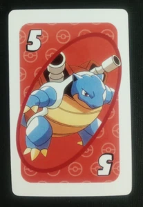 2019 UNO Pokemon Card Yellow Blastoise #5 - Picture 1 of 2