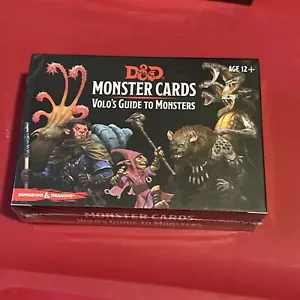 Dungeons & Dragons D&D Volo's Guide to Monsters Cards Stat Set RPG E3 nuovo sigillato - Foto 1 di 4