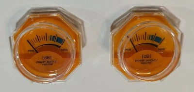 Old school Audio VU meter, unknown brand, suitable for audio level display. - Image 1 of 3