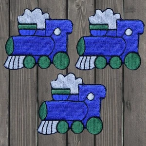 Train Embroidered Patch — 3-Pack — Iron On - Picture 1 of 2