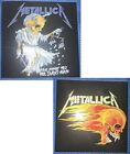 Bundle Lot Of 2 Metallica Stickers Doris & Flaming Skull Pushead Decal Set 4”x4”