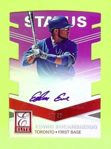 2015 PANINI ELITE PURPLE DIE-CUT STATUS EDWIN ENCARNACION AUTO AUTOGRAPH #19/20 - Picture 1 of 1
