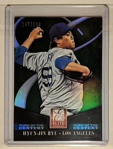 2014 Panini Donruss Elite Hyun-Jin Ryu #67 Turn of the Century #147/199 Dodgers - Bild 1 von 2