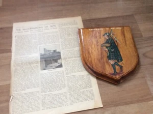 MACRIMMON OF MACLEOD VINTAGE WALL PLAQUE + EPHEMERA - FREEPOST UK - Picture 1 of 10