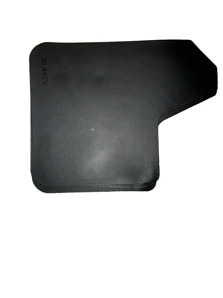 Rally Armor MF12-BAS-BLK Basic Black Mud Flap with Logo NO hardware - Image 1 of 3