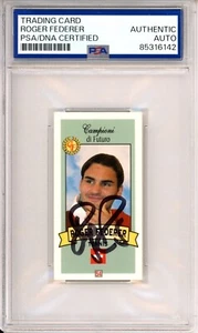 2003 Campioni Di Futuro ROGER FEDERER SIGNED ROOKIE CARD PSA DNA AUTOGRAPHED RC - Picture 1 of 2