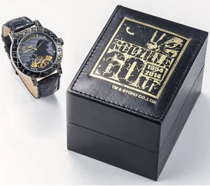 Godzilla 60th Anniversary Watch Black 1954 Limited Leather Band Anime Manga NEW - Picture 1 of 6