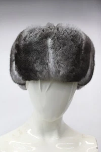 BRAND NEW RANCHED CHINCHILLA FUR HEADBAND HEAD WRAP WOMEN WOMAN - Picture 1 of 3