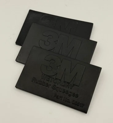 PACK DE 3 NUEVAS ESCOBILLAS DE GOMA 3M Wetordry™ 4,25" x 2,75" [05517] (3 piezas) Foto 1 de 4