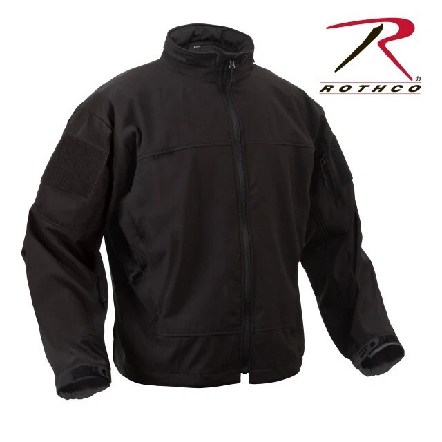 Rothco Covert Ops Light Weight Soft Shell Jacket - Black - Image 1 of 1
